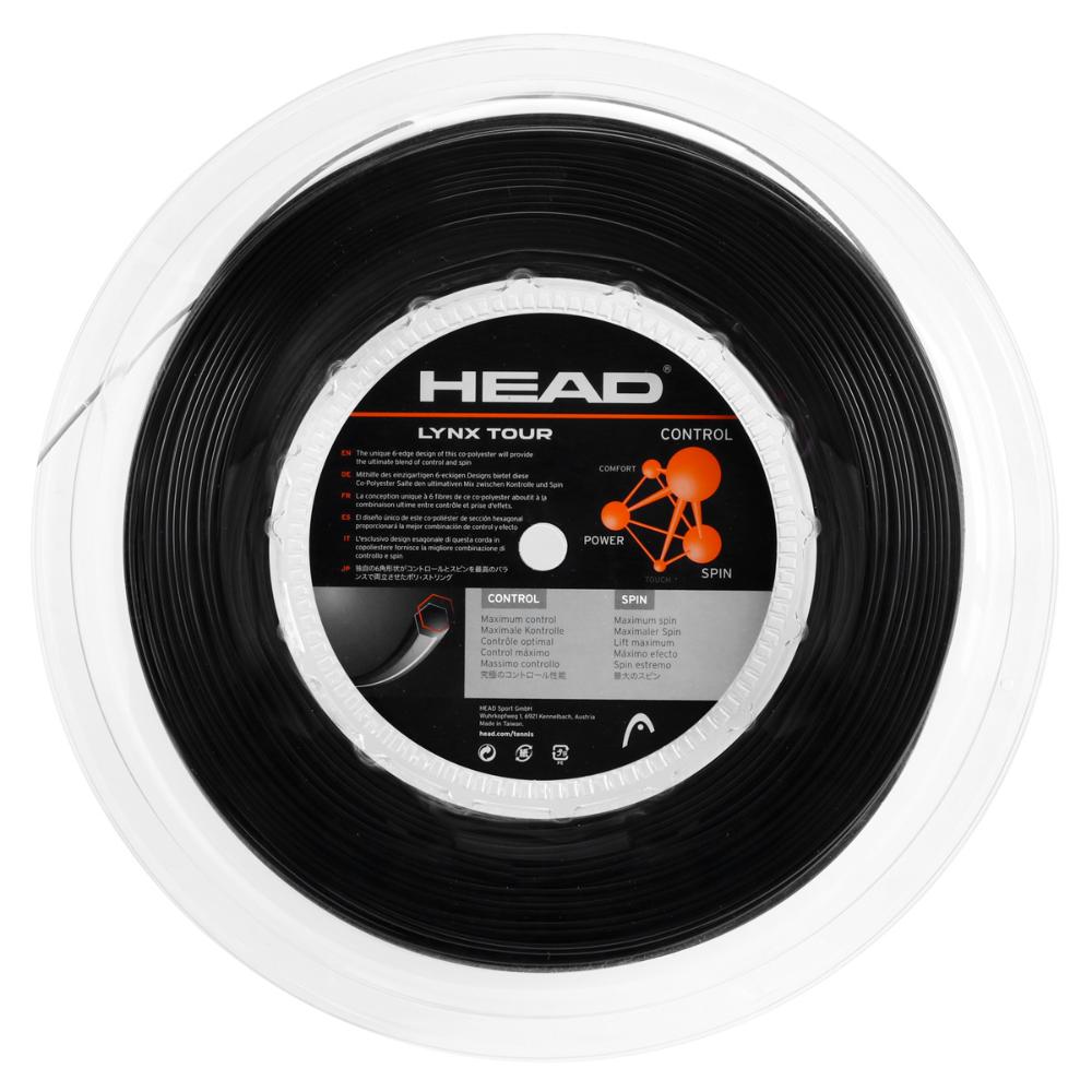 Miniatura Corda Head Lynx Tour 17L 1.25mm Preto - Rolo com 200 metros