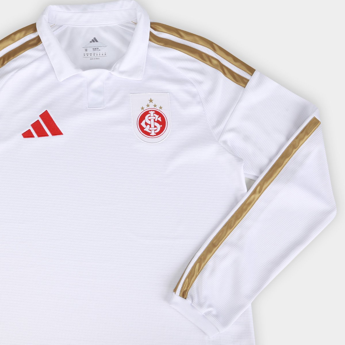Camisa Manga Longa Internacional II 26/27 s/n Torcedor Adidas Masculina Branco - EGG