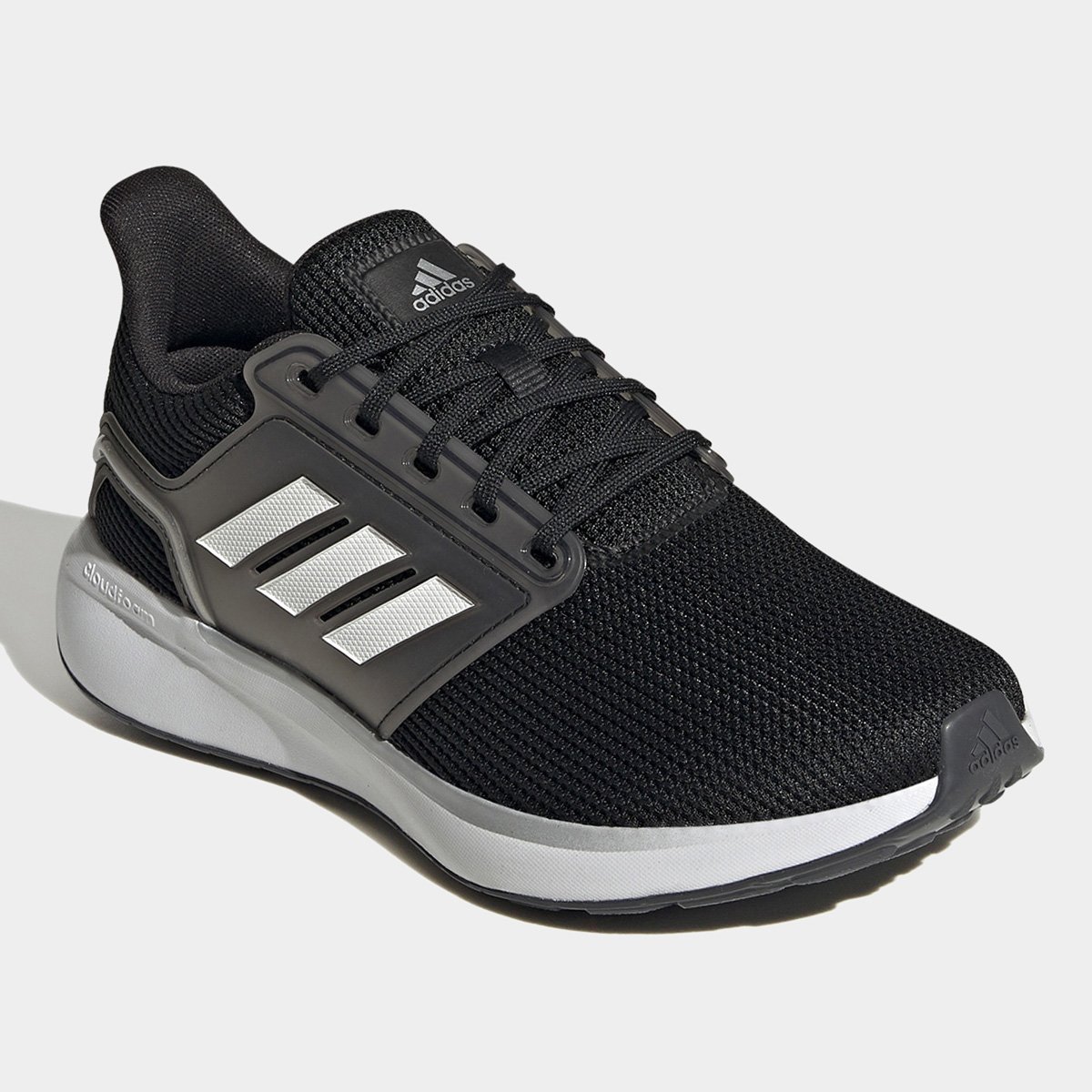 Miniatura Tênis Adidas EQ19 Preto+Prata - 34