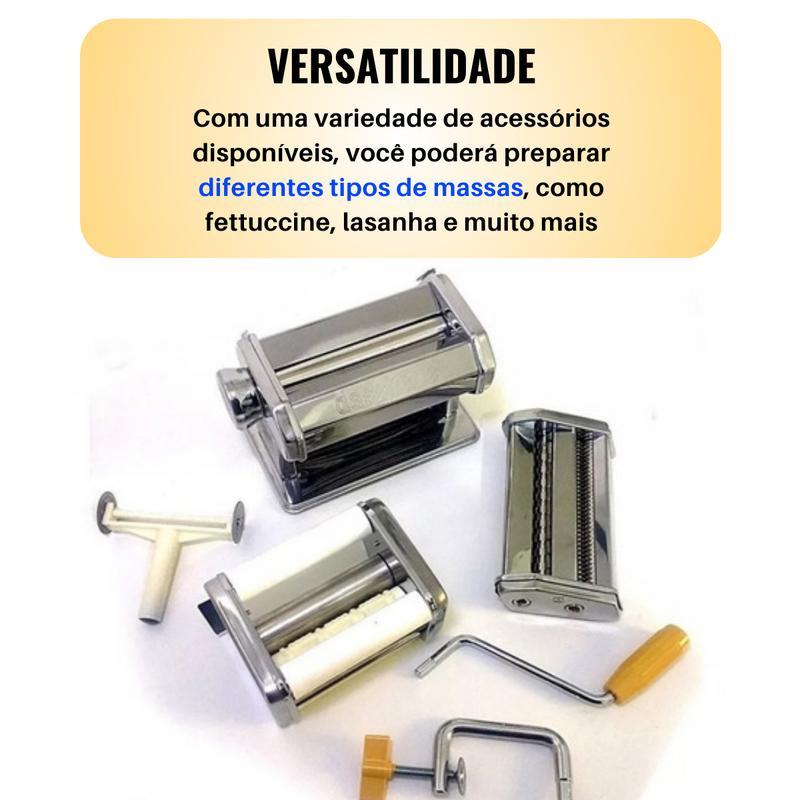 Miniatura Máquina Fazer Macarrão Massas Manual Caseiro Cilindro Abrir
