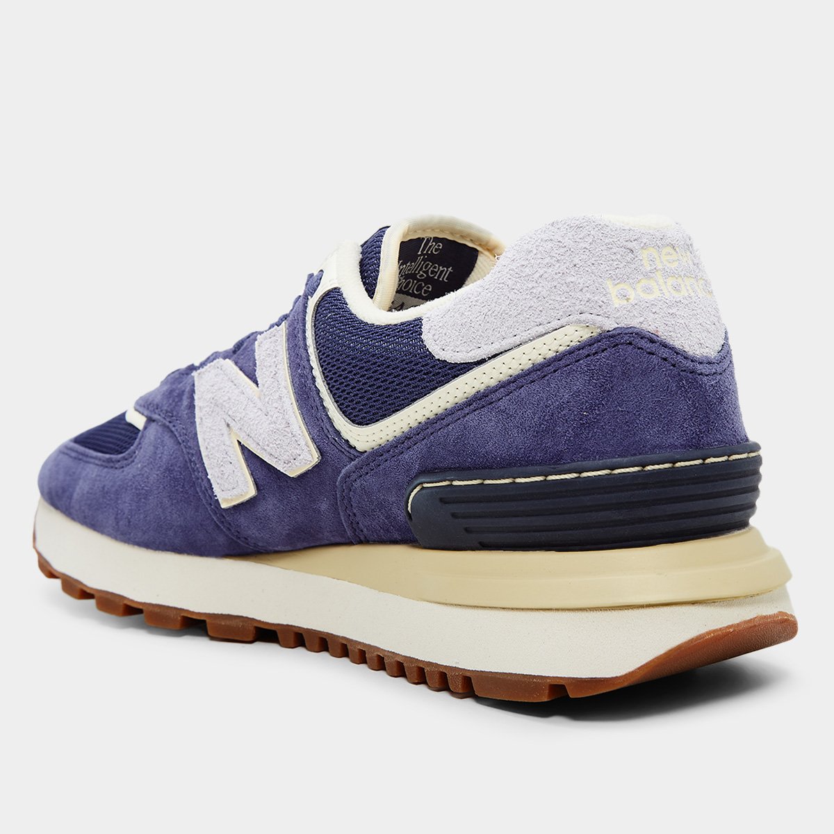 Miniatura Tênis Couro New Balance NB 574 Legacy Azul Escuro - 34