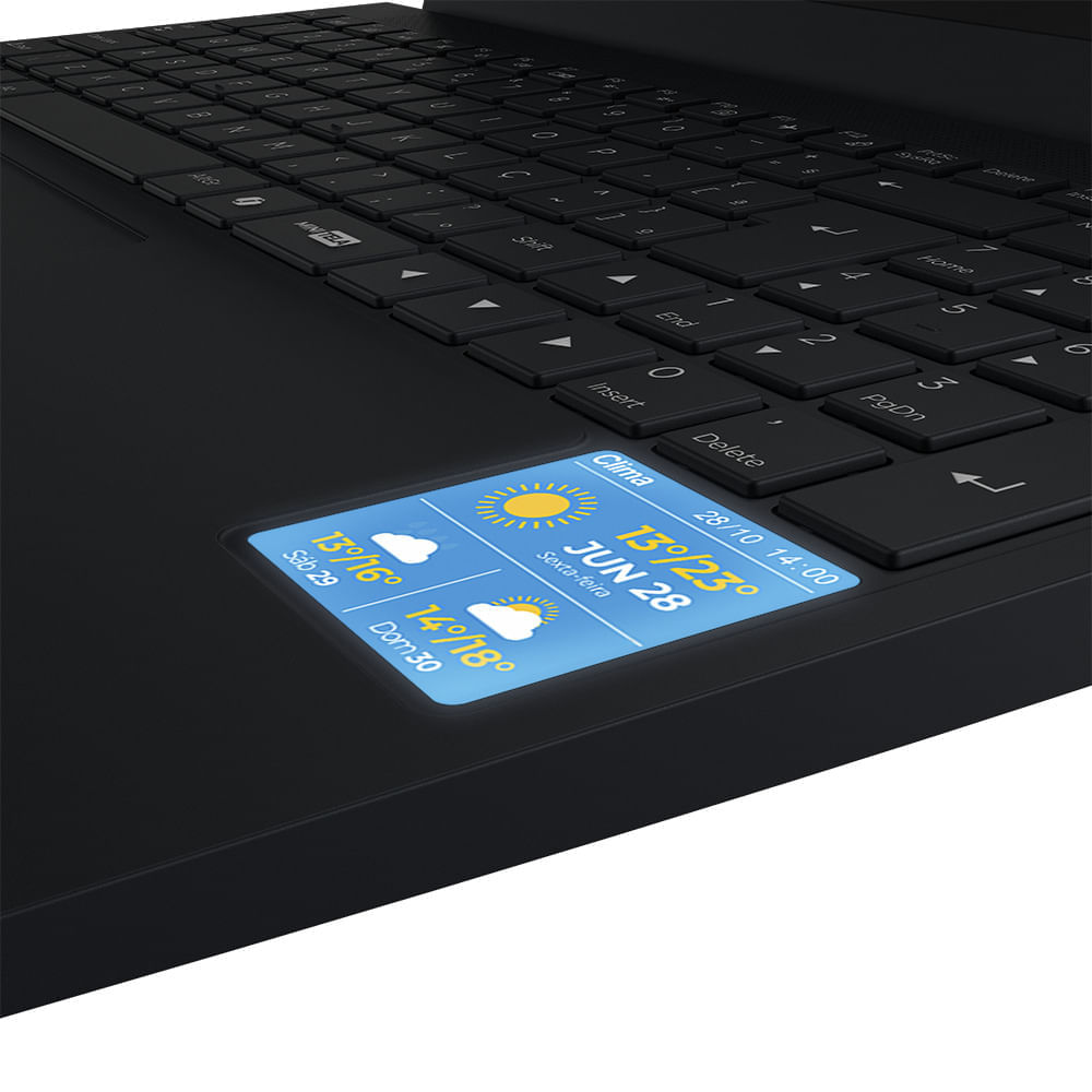 Miniatura Notebook Positivo Vision R15M AMD® Ryzen 7-5825U Linux 8GB RAM 256GB SSD Wi-Fi 6 15” Full HD IPS - Minitela - Preto