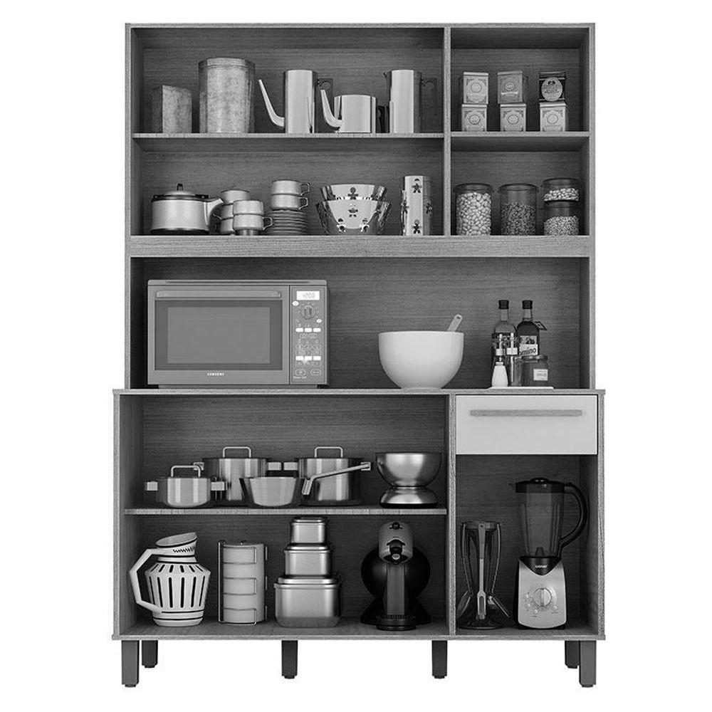 Miniatura Armário De Cozinha Rubi Branco Cinamomo - Valdemóveis