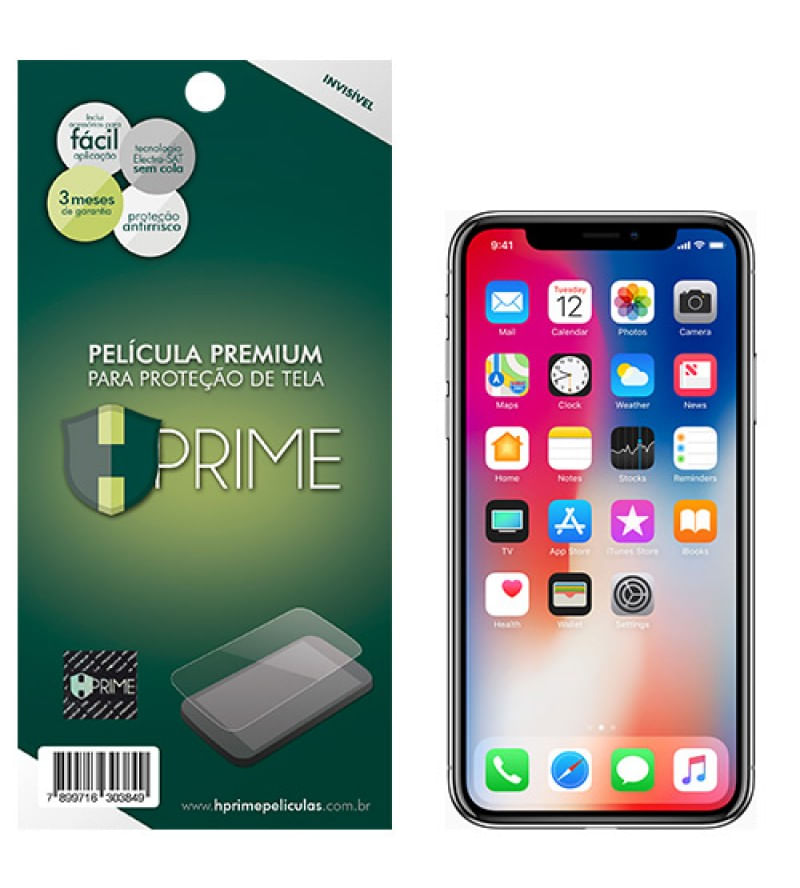 Miniatura Película De Plástico Hprime Apple Iphone X / Xs Invisível