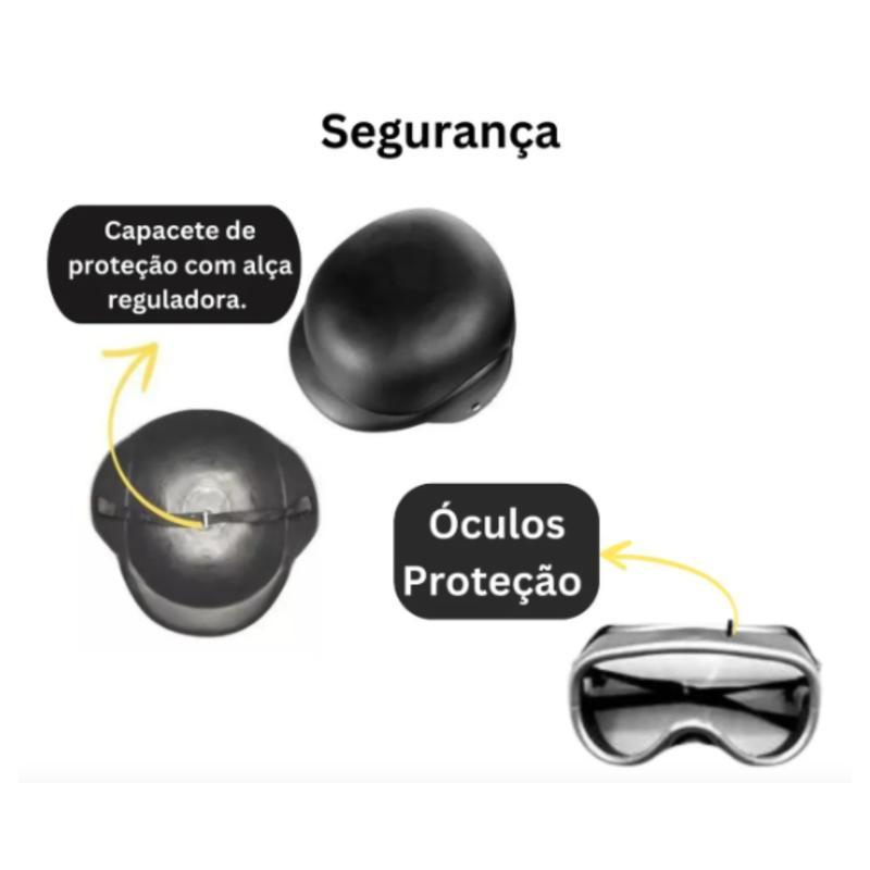Kit Policial Infantil Com Colete E Brinquedos Interativos
