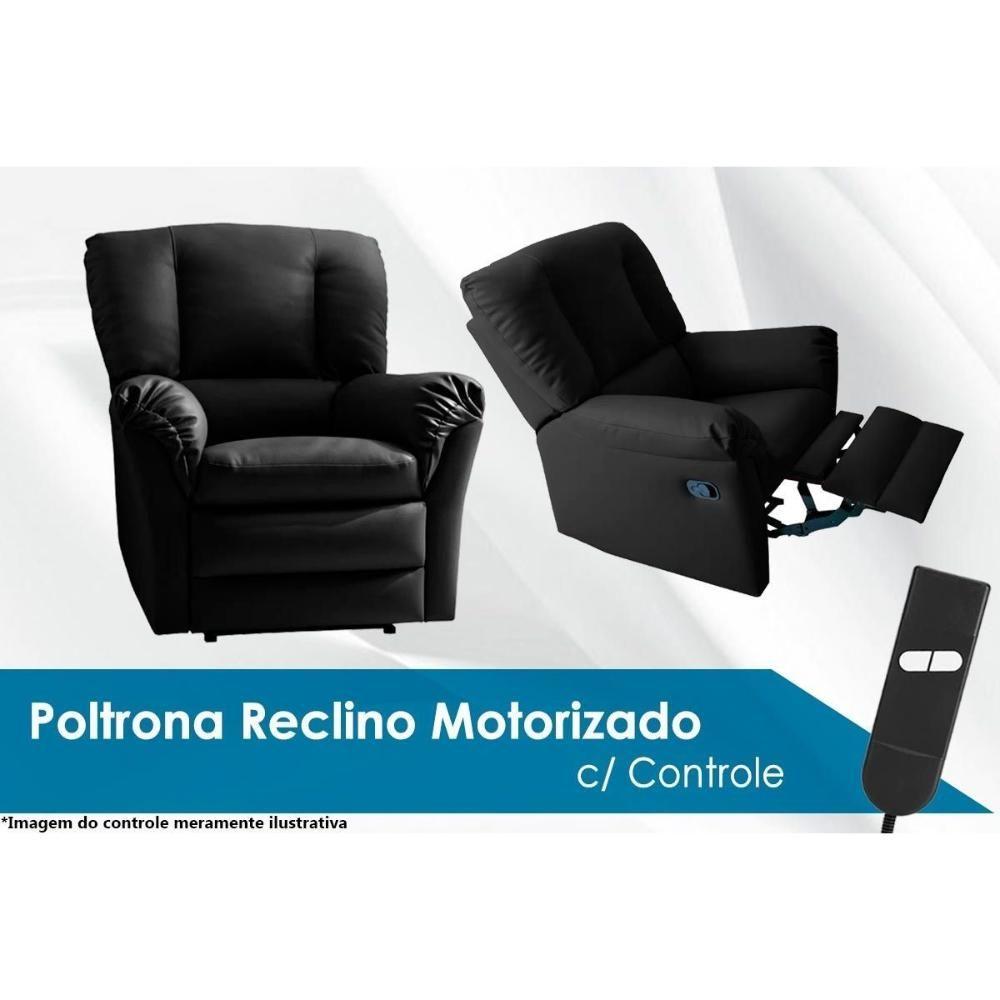Miniatura Poltrona Reclinável Motorizada P- Sala Da Vinci Malbec Zero Wall Giro E Balanço Suede Bege - Probel
