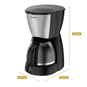 Cafeteira Elétrica Britânia BCF32A 30 xícaras - Preto e Inox 110V