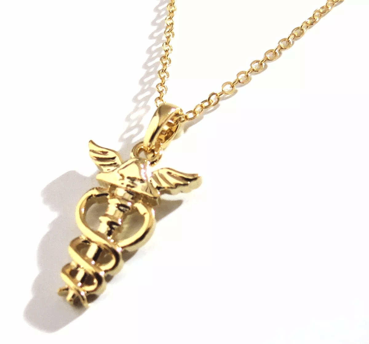 Miniatura Cordão Colar Contabilidade Folheado A Ouro 18k