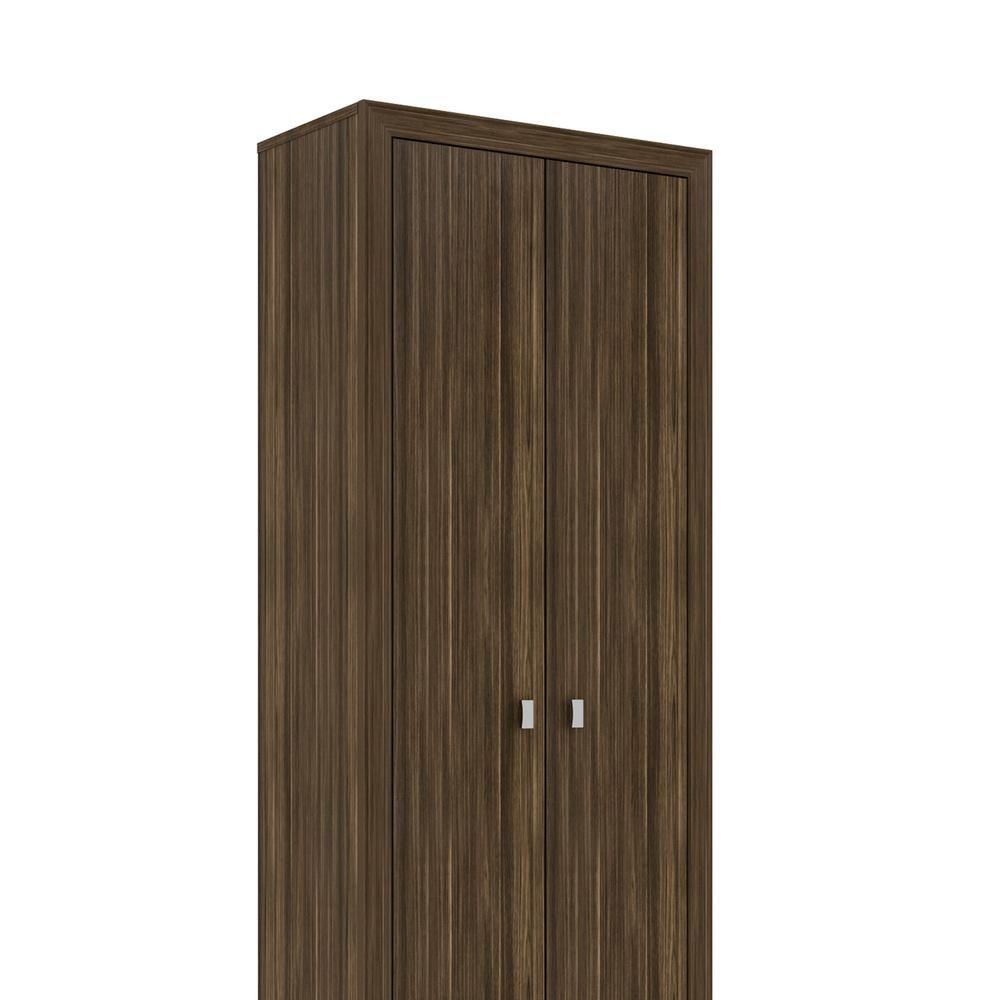 Miniatura Armário Escritório Com 2 Portas Multimóveis Cr25015 Nogal