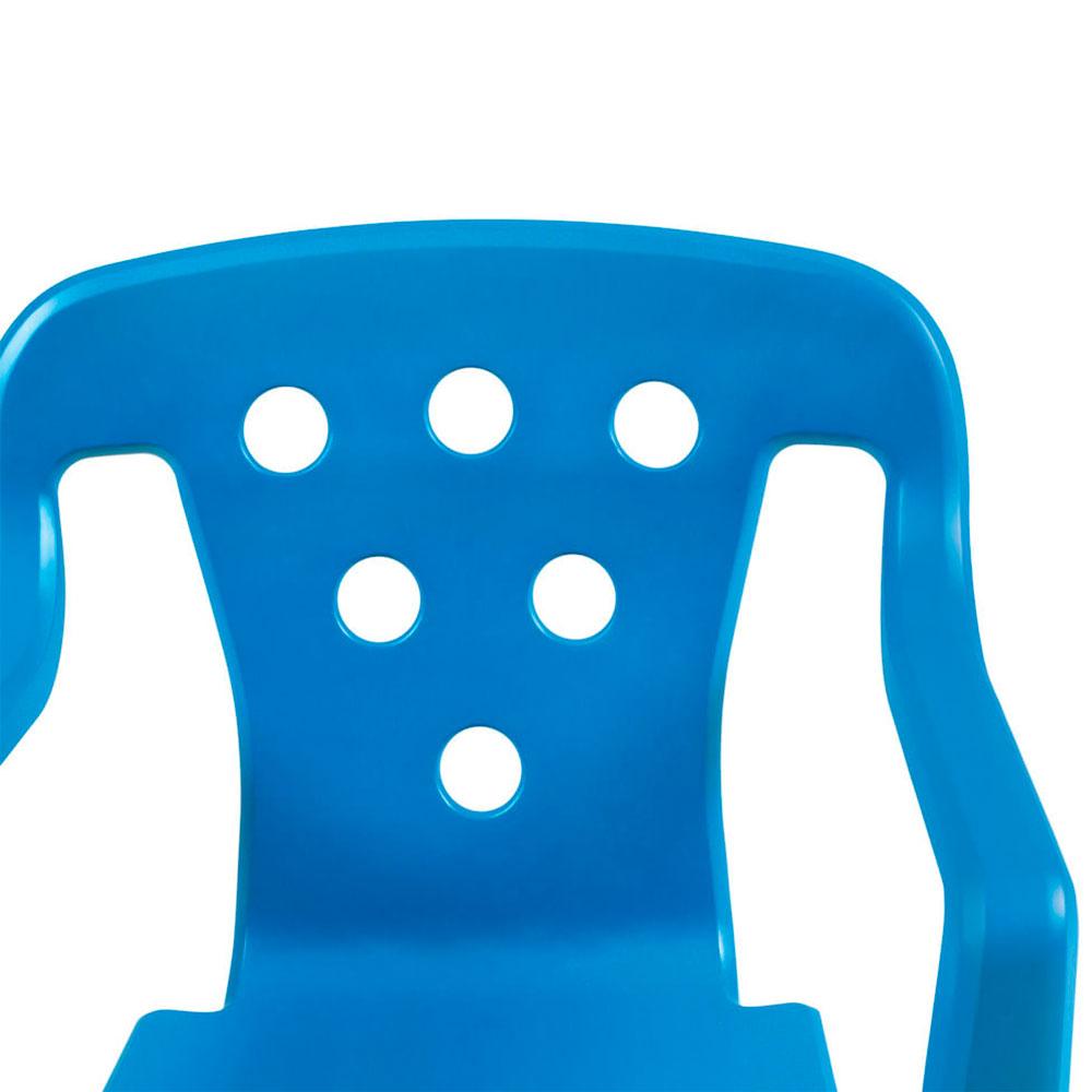 Miniatura Cadeira Infantil de Plástico Mor, Azul