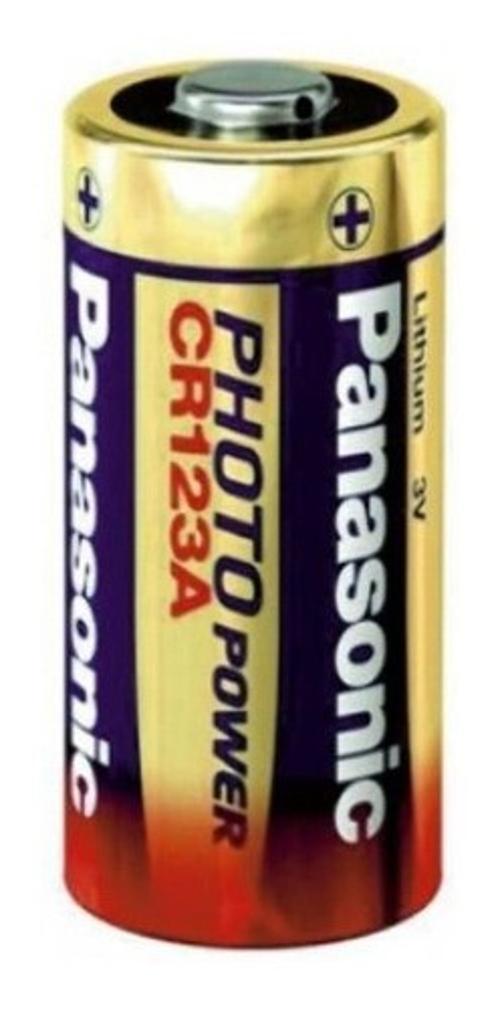 Miniatura Bateria Cr123A Panasonic 3V Pilha Cr123A