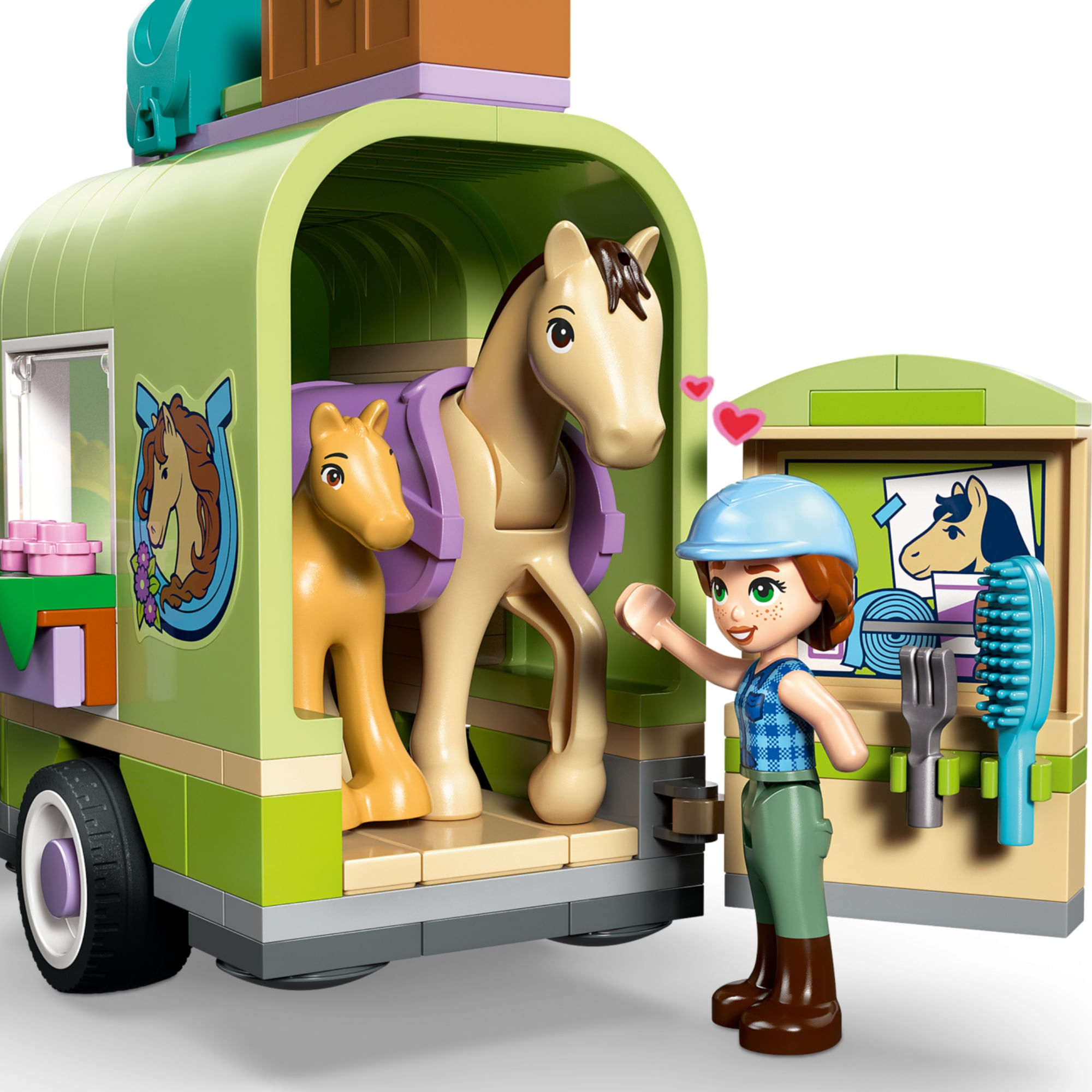 Miniatura LEGO® Friends - Reboque para Cavalo e Potro