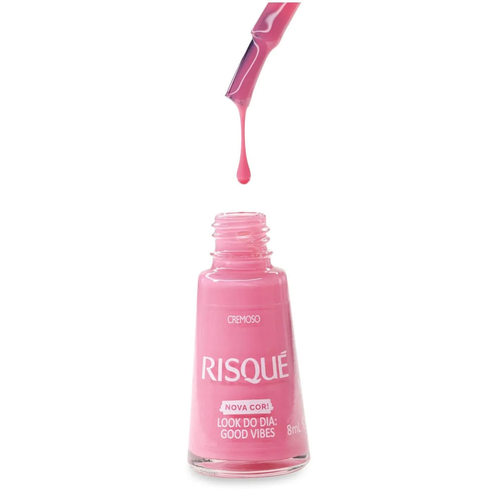 Miniatura Esmalte Cremoso Risqué Look do Dia Good Vibes 8ml