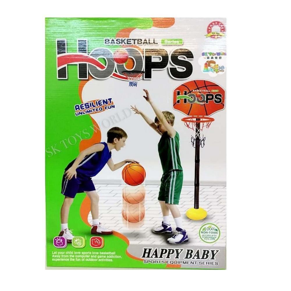 Miniatura Kit Cesto Basquete Tabela Altura Ajustável Com Bola E Inflador