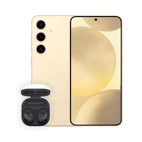 Miniatura Smartphone Samsung Galaxy S24 5G Creme 256GB, Tela 6.2", 8GB RAM, Inteligência Artificial, IP68, Exynos 2400 + Fone de Ouvido Galaxy Buds FE - Grafite