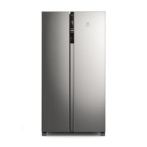Miniatura Geladeira Electrolux Frost Free Side By Side 435L IS4S com Tecnologia AutoSense, Painel Digital e Turbo Freezer - Inox 110V