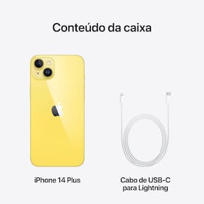 Apple iPhone 14 Plus 128GB - Amarelo