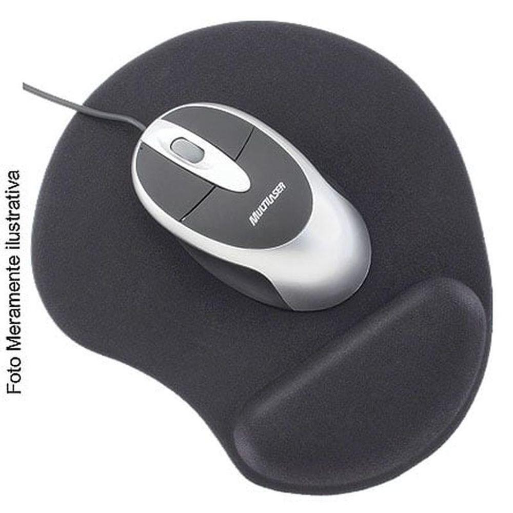 Miniatura Mouse Pad Gel Preto Ac024