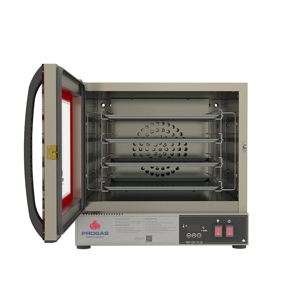 Miniatura Forno Turbo Elétrico Progás Fast Oven Plus Vermelho 220V PRP-004 Plus 220v
