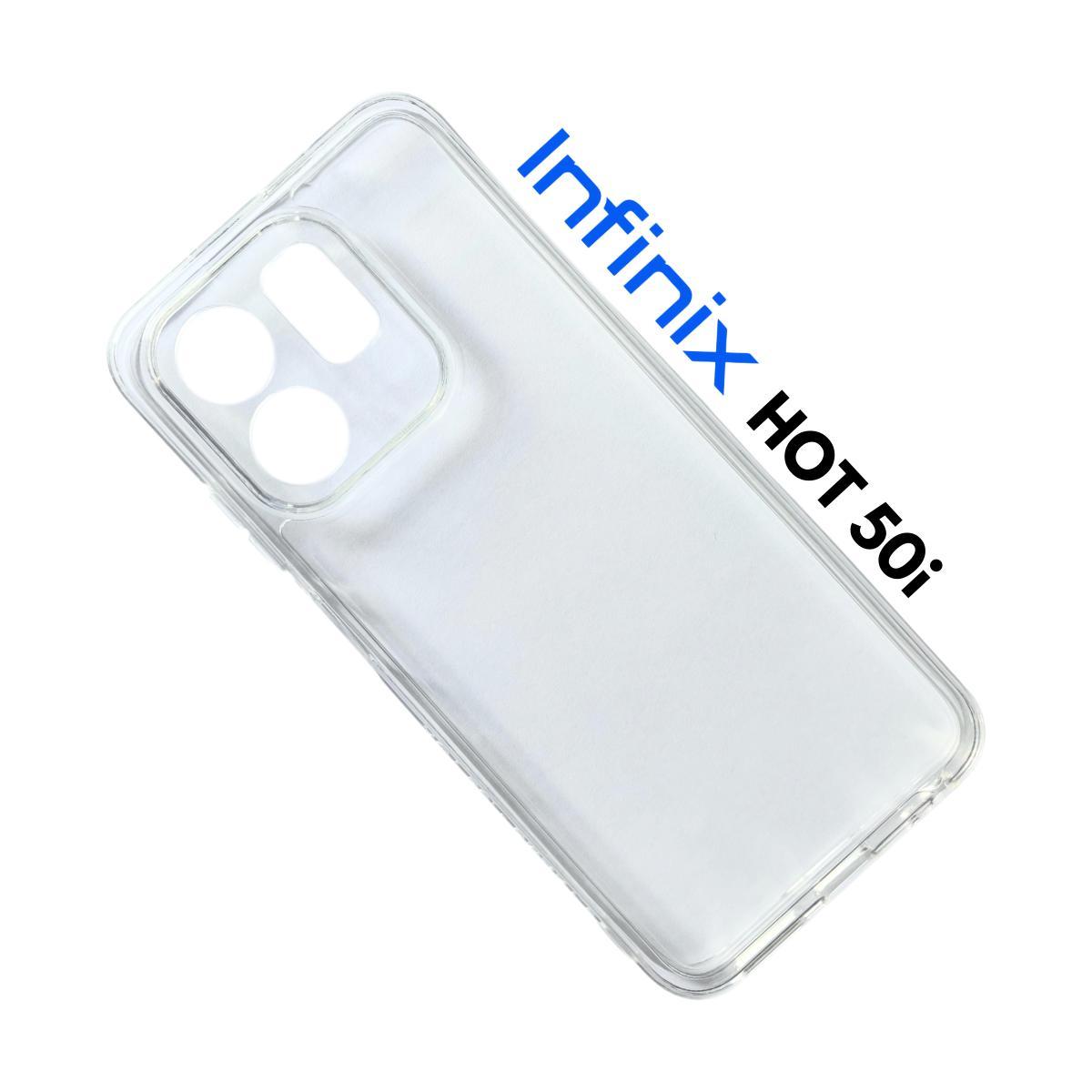 Miniatura Kit Capa Colorida + Capinha Transparente Infinix Hot 50I