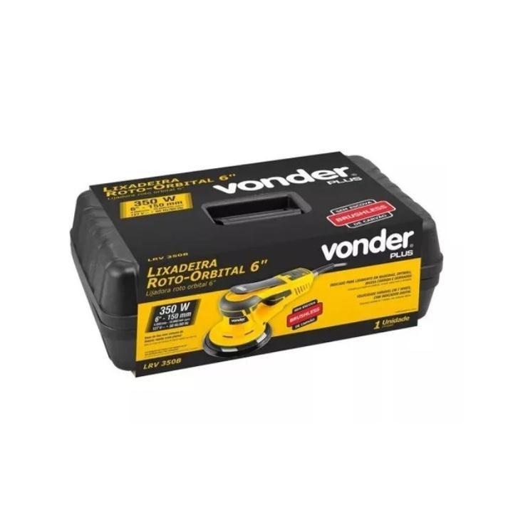 Lixadeira Roto Orbital Massa Corrida 6 Pol. Vonder