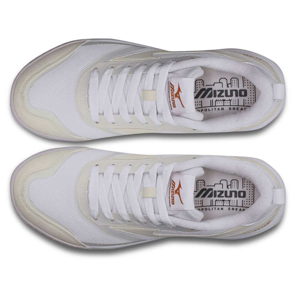 Miniatura Tênis Casual Feminino Mizuno Edo Cross Branco - 34