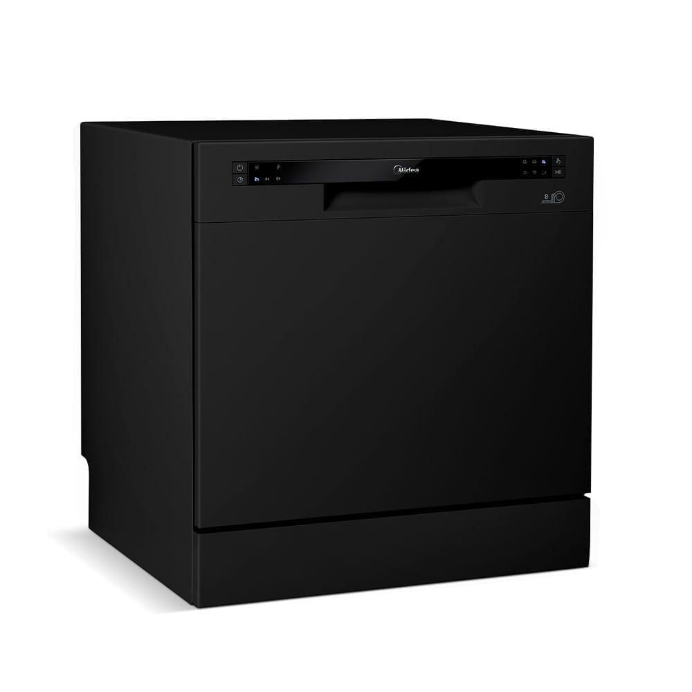 Miniatura Lava Louças 8 Serviços Midea Cor Preta Dwa08p2 - 220v