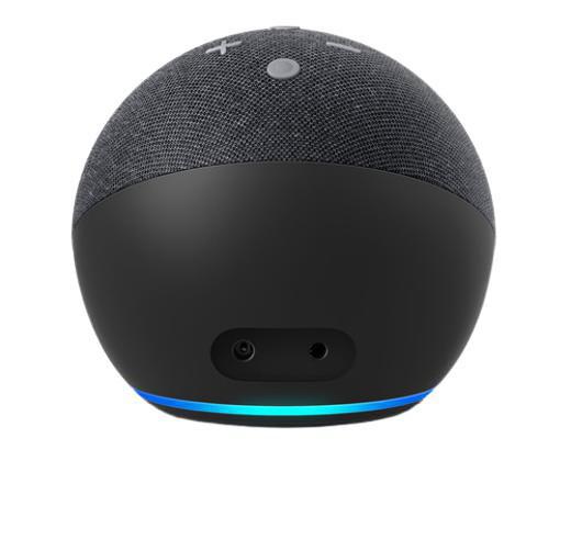 Miniatura Amazon Alexa Echo Dot 4 Geração Smart Speaker Preta Preto - 110V/220V