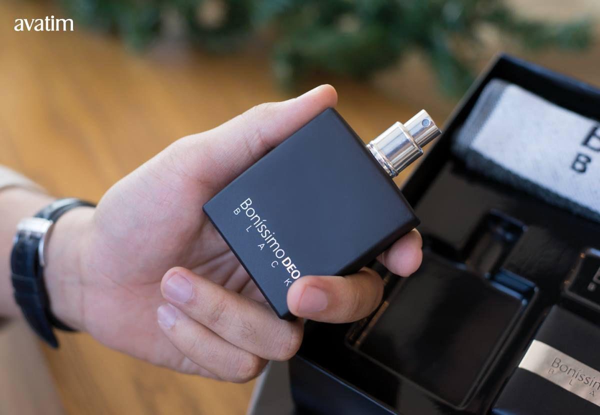 Miniatura Perfume Bonissimo Black Deo Colônia Avatim 100Ml