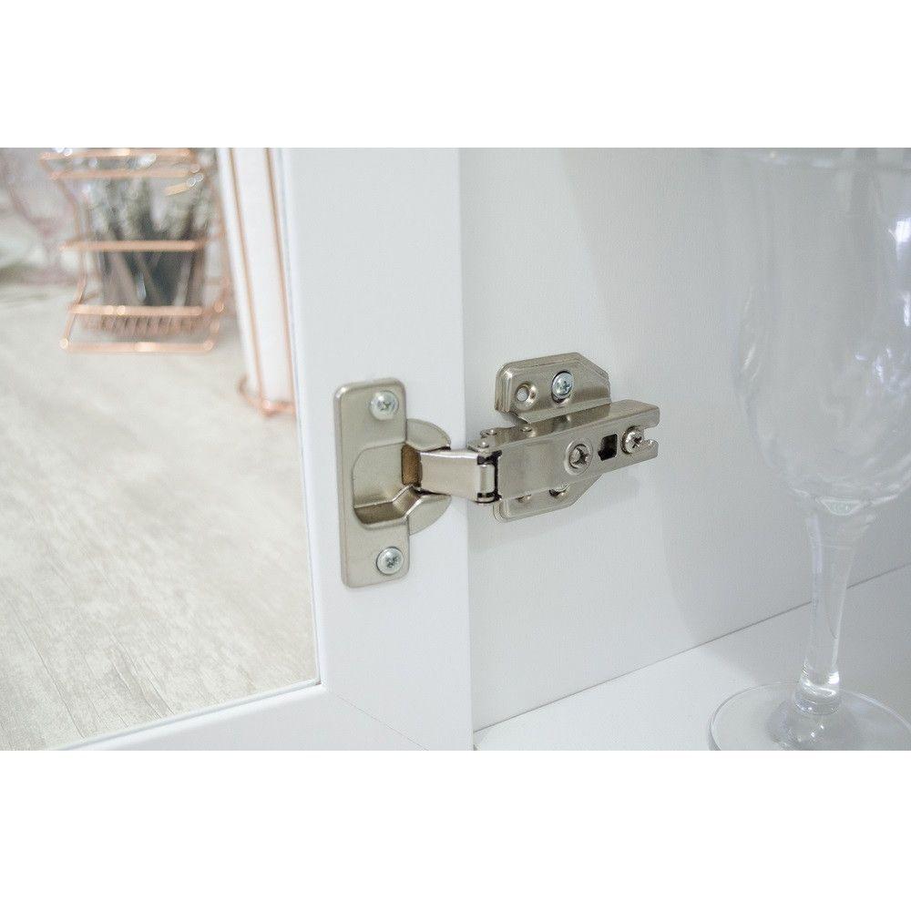 Miniatura Cozinha Compacta 04 Peças Com Aéreo Para Geladeira Americana Branco