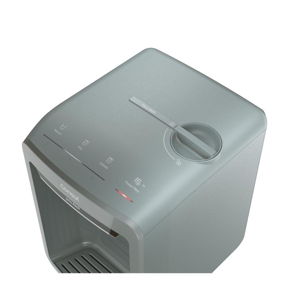 Miniatura Purificador de Água Consul Refrigerado Touch Erva Doce Bivolt CPB33AN Bivolt