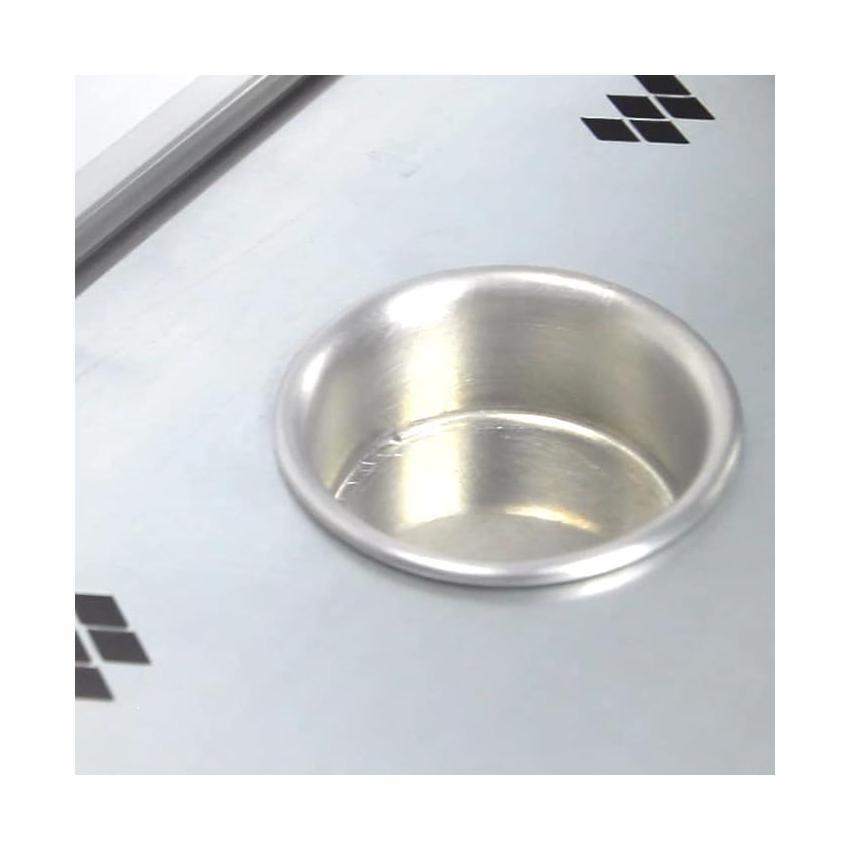 Miniatura Estufa Para Salgados Ouro 220V 3 Bandejas Curva Marchesoni