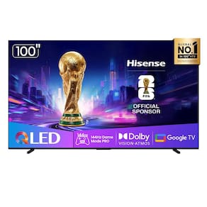 Miniatura Smart TV 100” Hisense 100Q7QG QLED 4K com HDR10+ Dolby Vision Game Mode controle por voz Alexa AirPlay TV 100" HISENSE UHD 4K MINI LED 100Q7QG 100Q70QUA