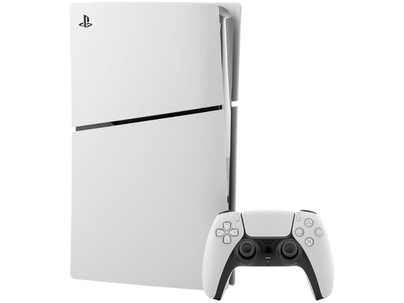 Miniatura PlayStation5 Slim 2025 1TB 1 Controle Branco Sony Edição Digital