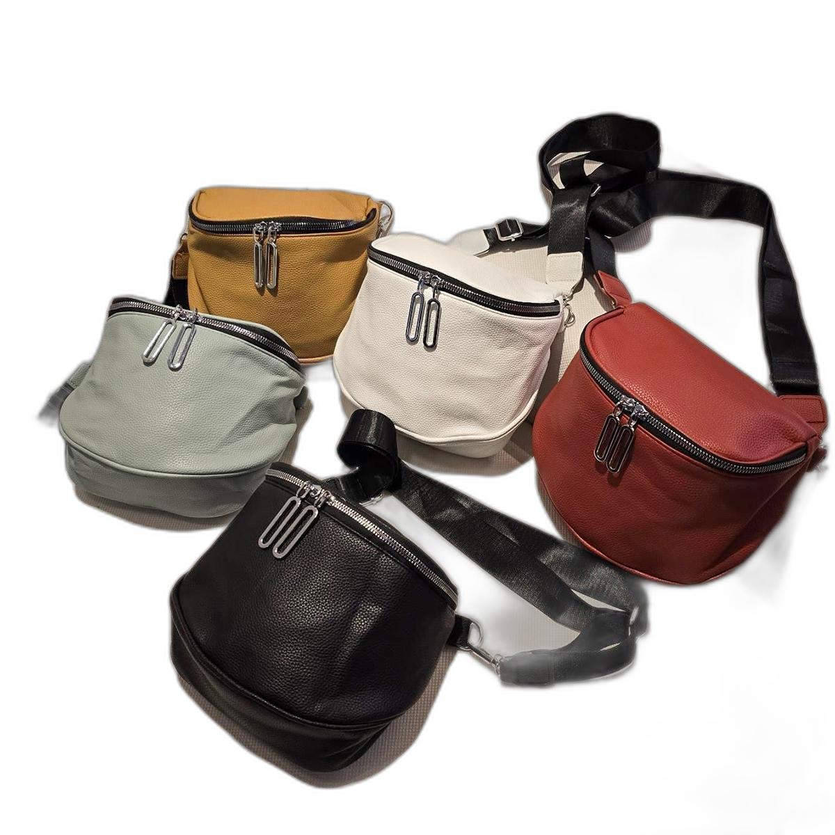 Miniatura Bolsa Transversal Pochete Casual Alça Ajustável Lisa