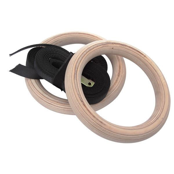 Miniatura Argola Olimpica Crossfit Suspensão Madeira Par Odin Fit