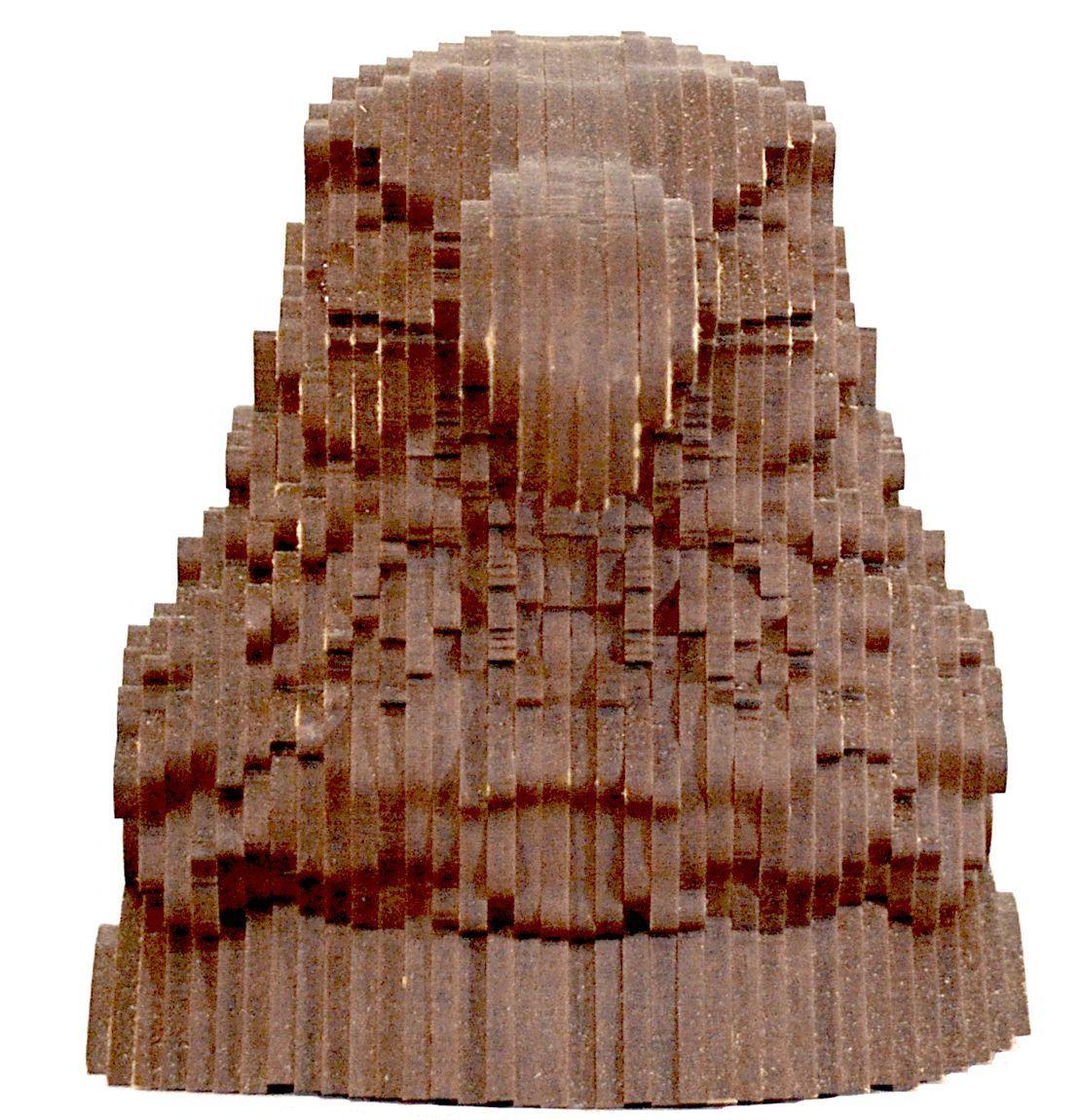 Miniatura Quebra Cabeças 3D Cabeça Águia Decoração Ornamento Enfeite