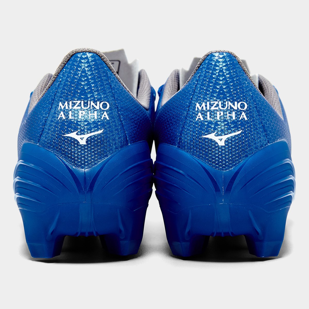 Miniatura Chuteira Campo A Mizuno Select Unissex Azul+Branco - 38
