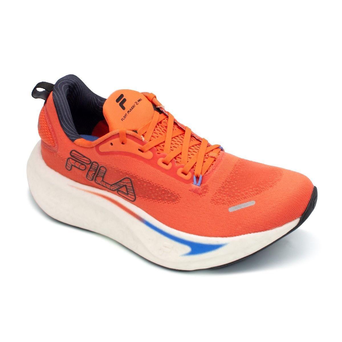 Miniatura Tênis Fila Float Maxxi 2 Pro Masculino Laranja+Azul - 40