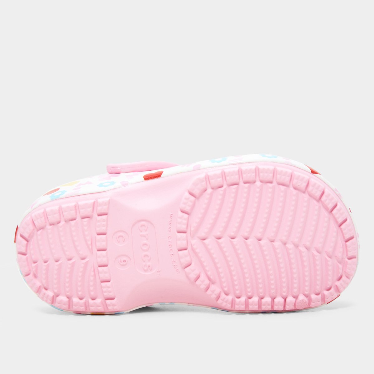 Miniatura Crocs Infantil Minnie Menina Branco+Rosa - 22