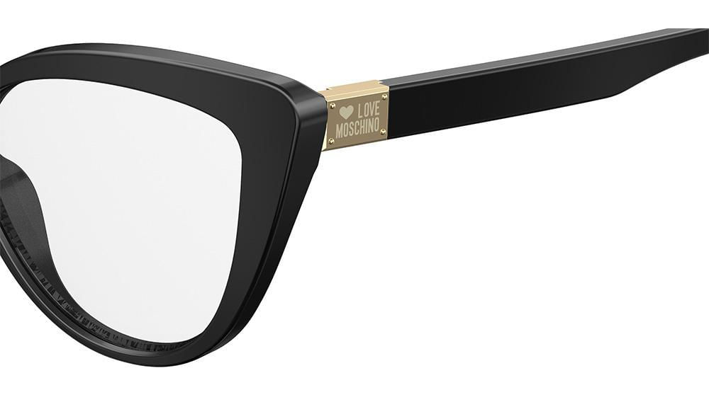 Miniatura óculos Love Moschino Feminino Mol500 Preto/Branco