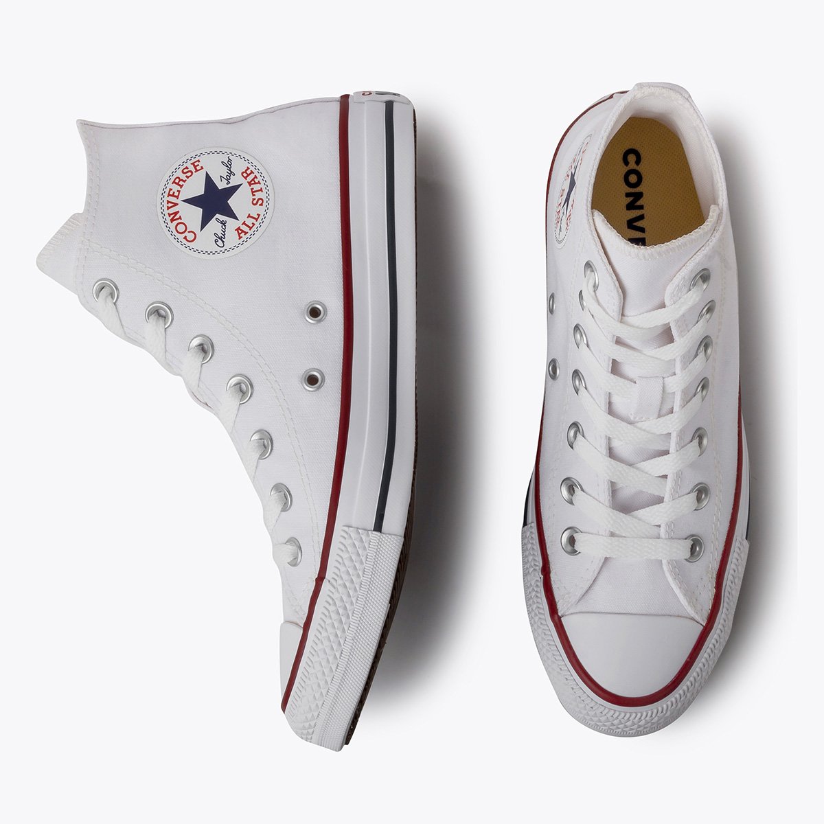 Miniatura Tênis Converse All Star Chuck Taylor Cano Alto Branco - 33