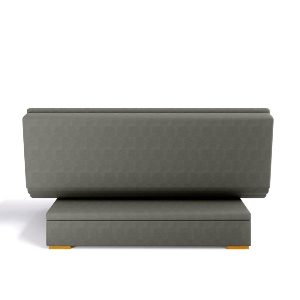 Sofa Cama com Baú Berilo Cinza