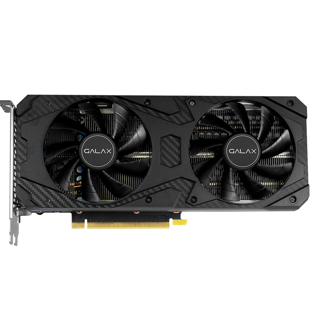 Placa de Vídeo Galax GeForce RTX 3060 1-Click OC LHR 8GB GDDR6 192 bits - 36NSL8MD6OCC Preto