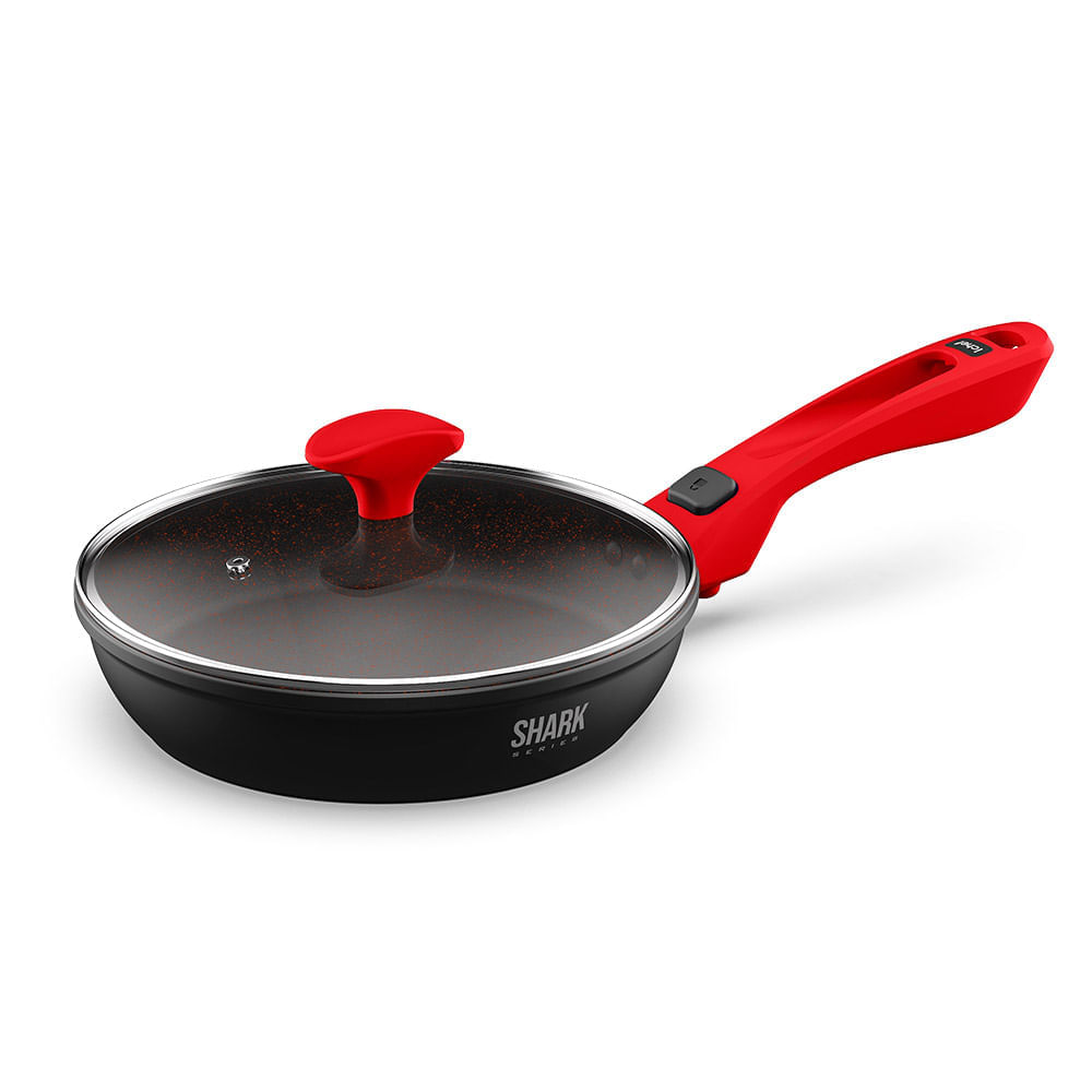 Miniatura Panela Sauté Petit 20cm Ichef Ultra Polishop Shark Series - Vermelha | Ichef