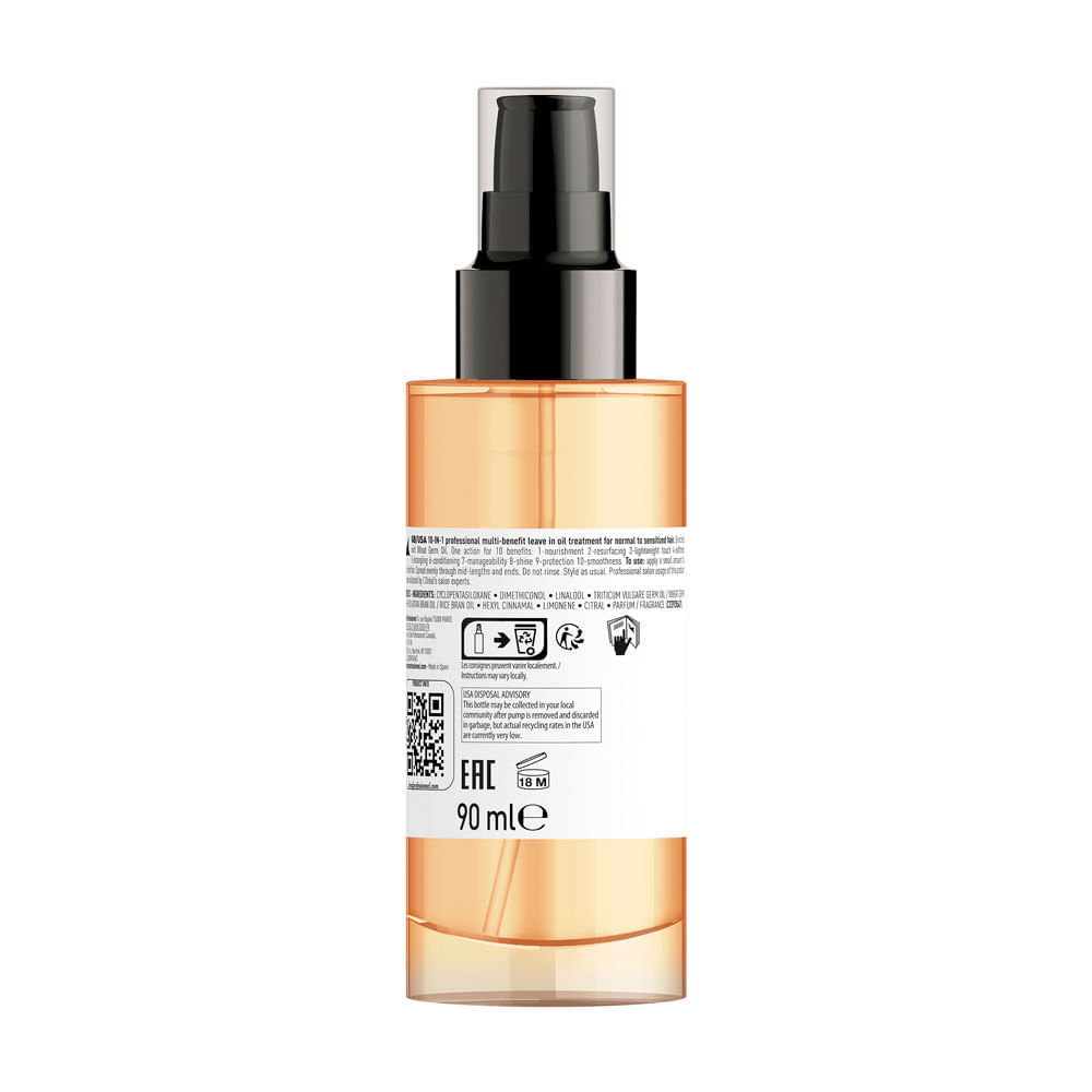 Miniatura L'Oréal Professionnel Absolut Repair Óleo 10 em 1 90ml