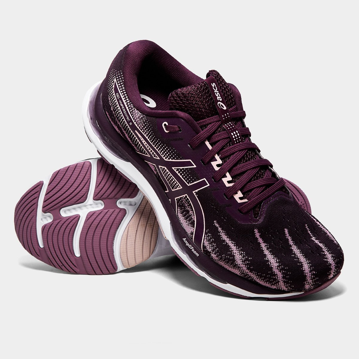 Miniatura Tênis Asics Gel-Hypersonic 5 Feminino Roxo - 34
