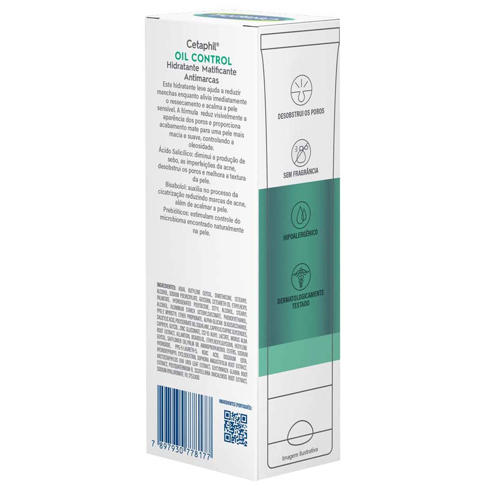Hidratante Facial Clareador Cetaphil - Oil Control 89ml