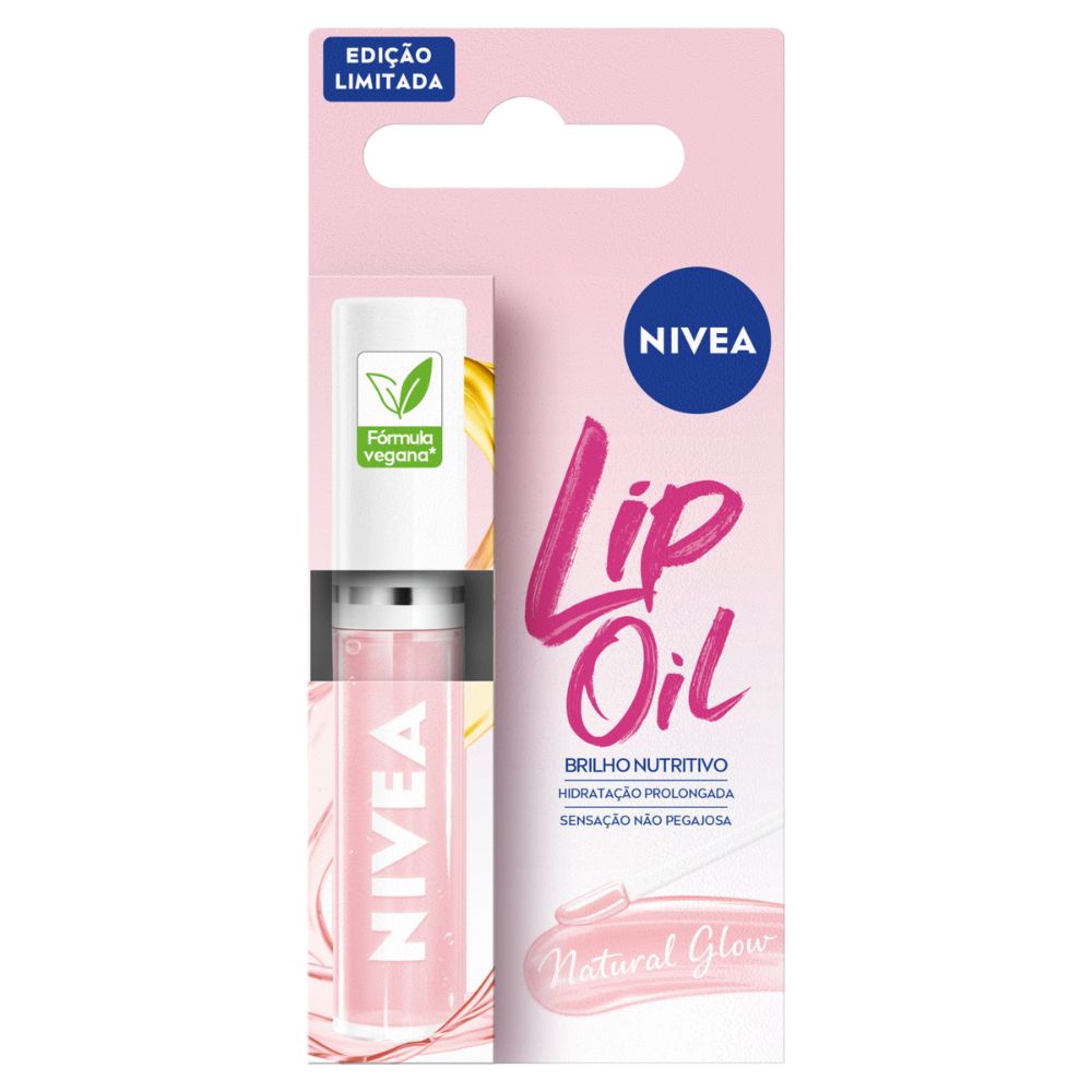 Miniatura Lip Oil Labial Natural Glow Nivea 5,5ml