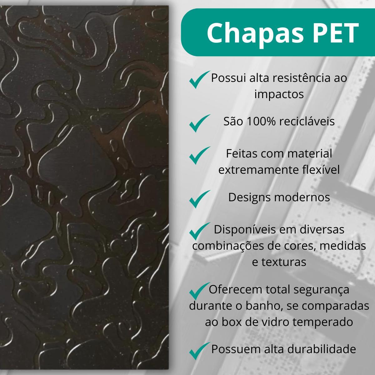 Miniatura Chapa De Acrílico Para Box E Gabinetes 90X98 Amazonas Fumê